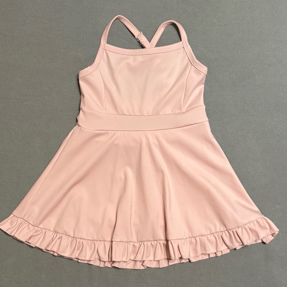 Girls' Pink Athletic Skort Dress